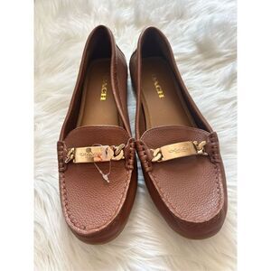 EUC Women’s Coach Mary Lock Up Loafers, Camel Brown, 8.5B Coach Women main image 3